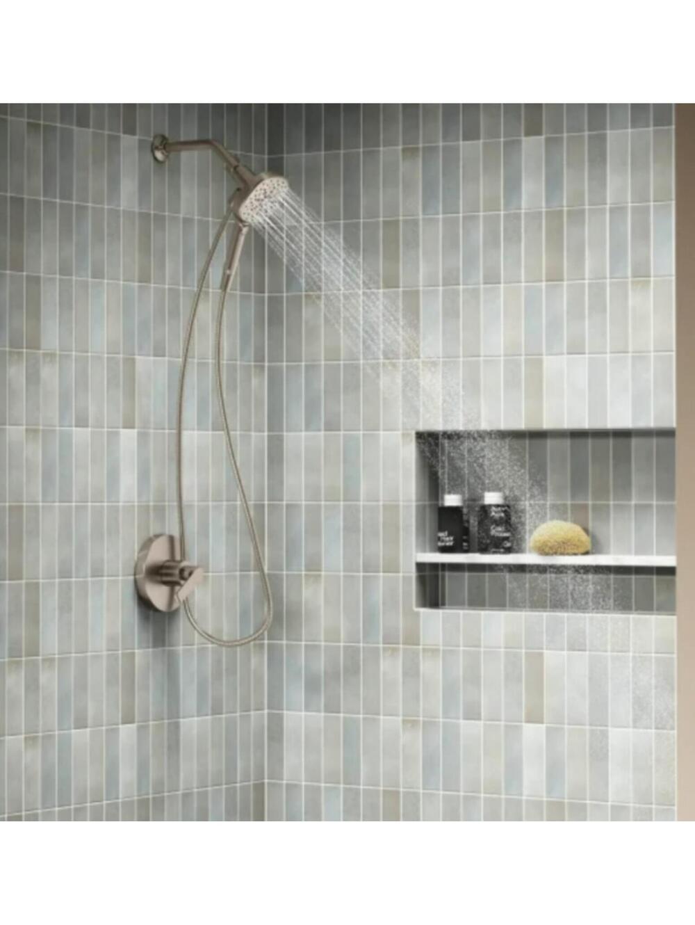 Kohler Tellin Multifunction Handheld Shower Head Brushed Nickel R34308-G-BN
